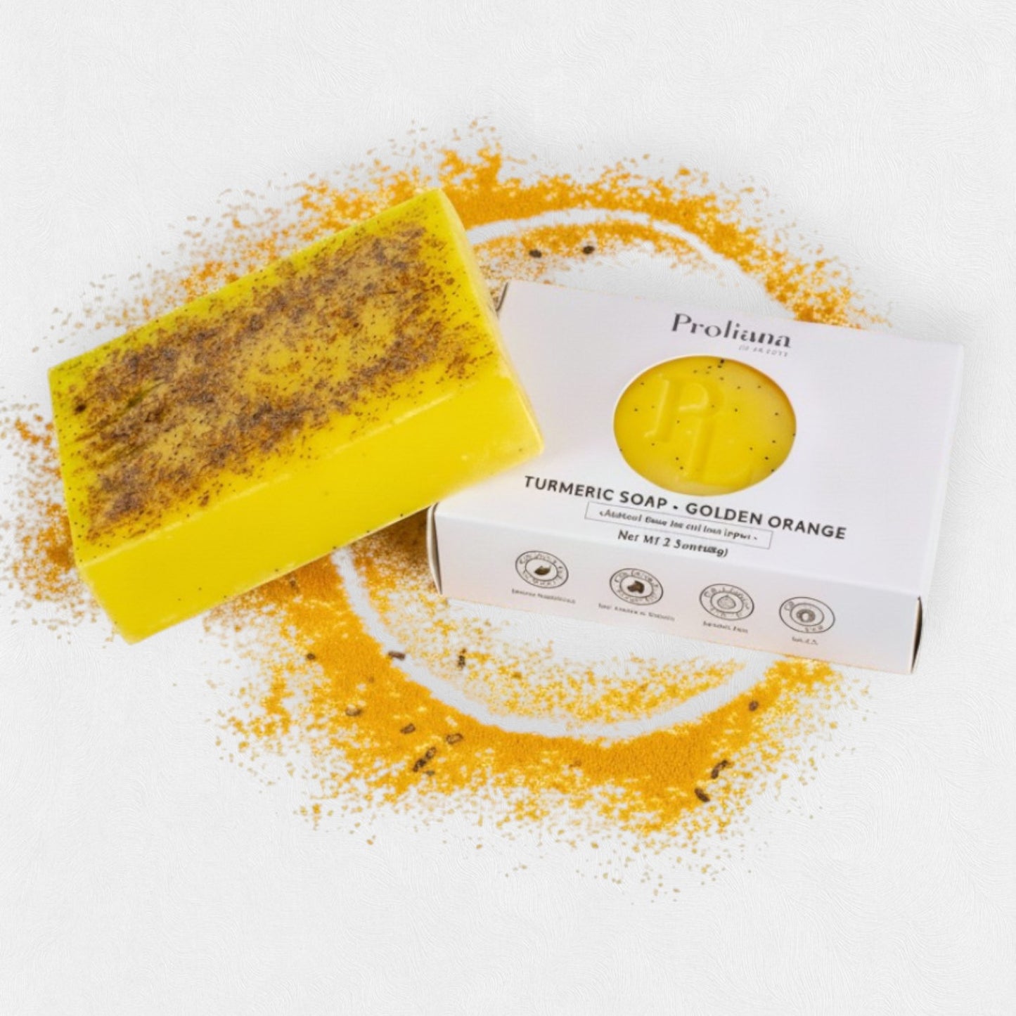 Golden Orange - Turmeric Soap Bar 150g